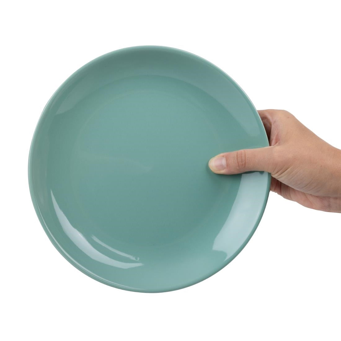 CG355 Olympia Café coupebord aqua 20cm (12 stuks)
