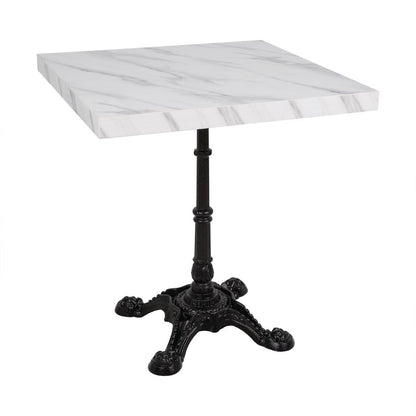 DT446 Bolero, voorgeboord vierkant tafelblad met marmereffect, 700 mm