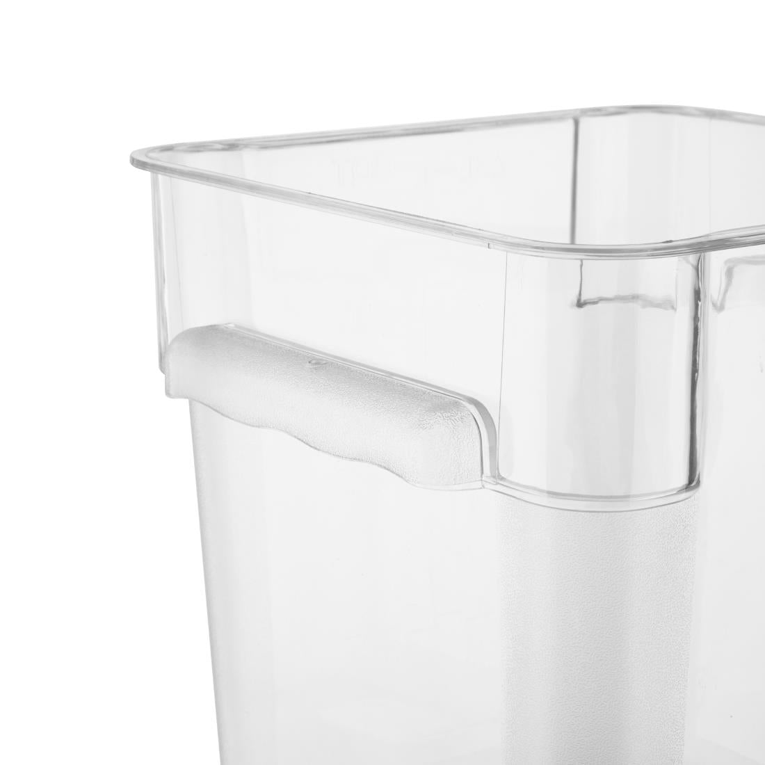HY403 Hygiplas Polycarbonaat Vierkante Opslagcontainer 7Ltr