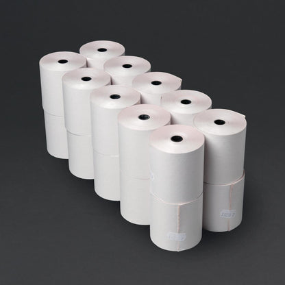 DK597 Olympia Printerrol 3-Laags Wit/Roze/Geel 75 x 70mm (20 stuks)