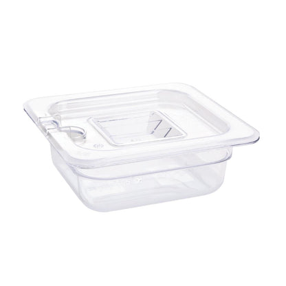 U239 Vogue polycarbonaat bak transparant GN 1/6 65mm