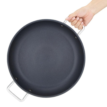 HT990 Vogue Aluminium Antiaanbak Teflon Platinum Plus Paellapan 35cm