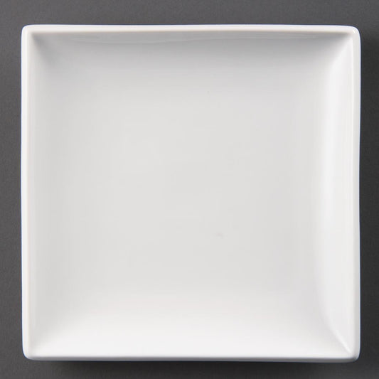 U155 Olympia Whiteware Vierkante Borden 24cm (12 Stuks)