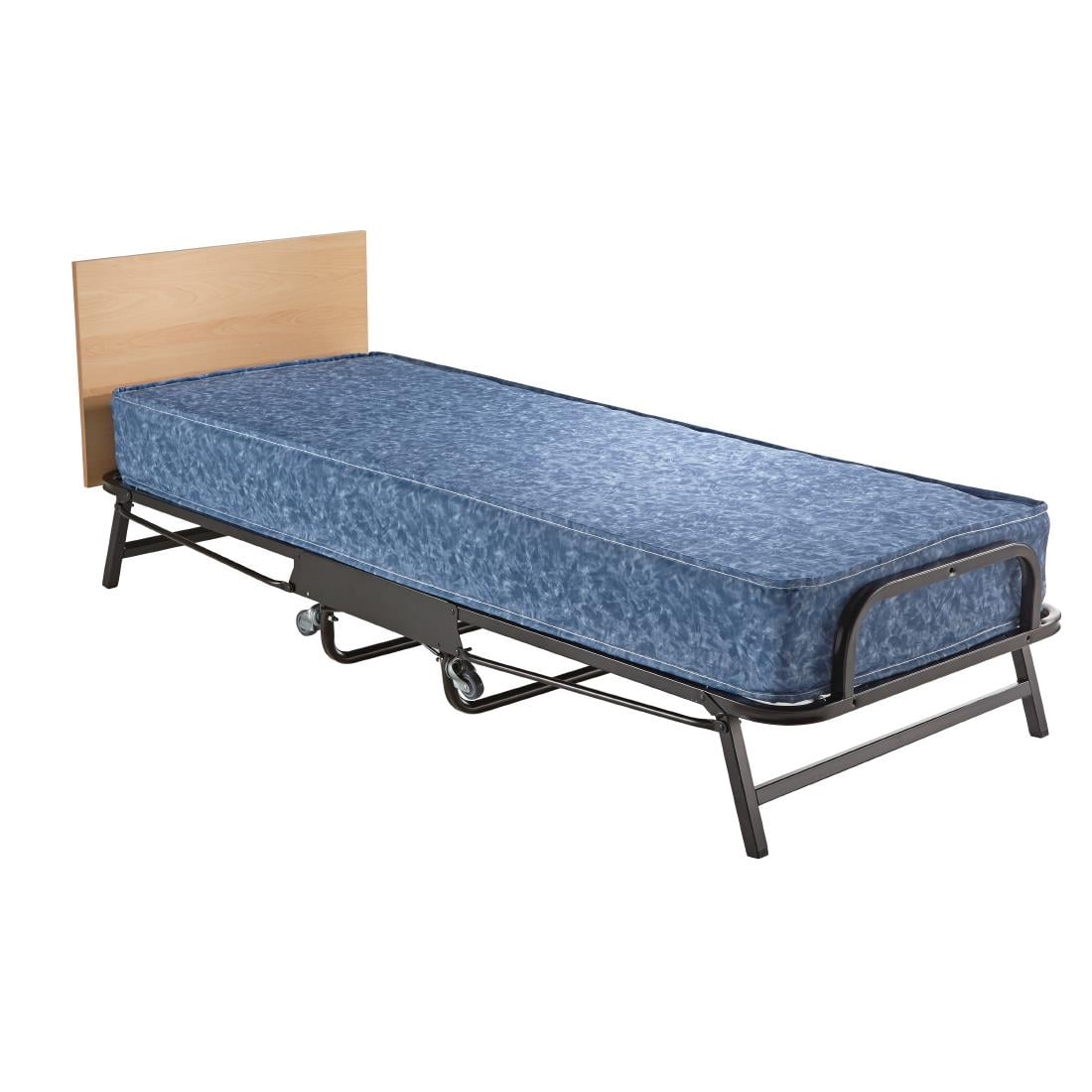 GR375 Jay-Be Contract eenpersoons opklapbed met waterbestendige matras zwart