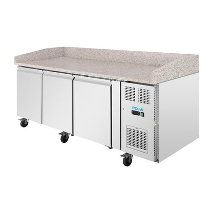 UA082 Polar U-serie Bakkerij Counter Koelkast met Granieten Blad 634Ltr