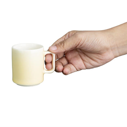 CU422 Olympia Fondant kopjes lemon geel 85ml (6 stuks)