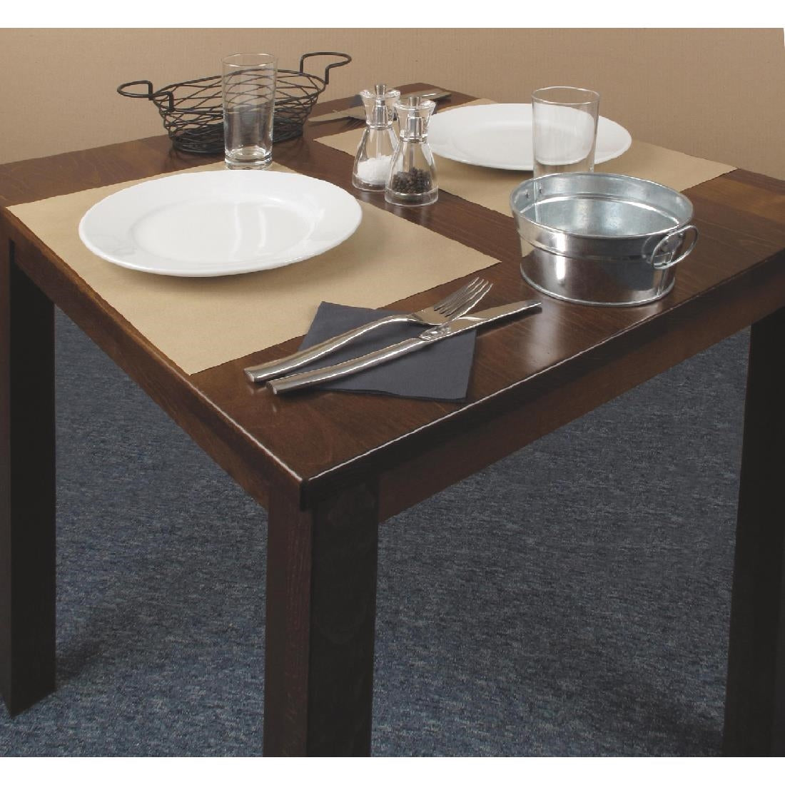 DP194 Papieren placemat lichtbruin (500 stuks)