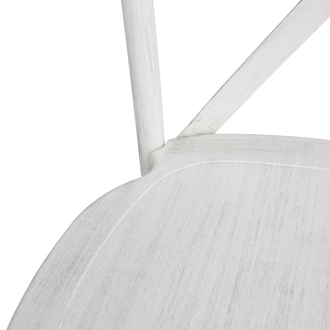 HW280 Bolero Manhattan Kruisrugleuning Resin Stoelen Limewash (4 stuks)