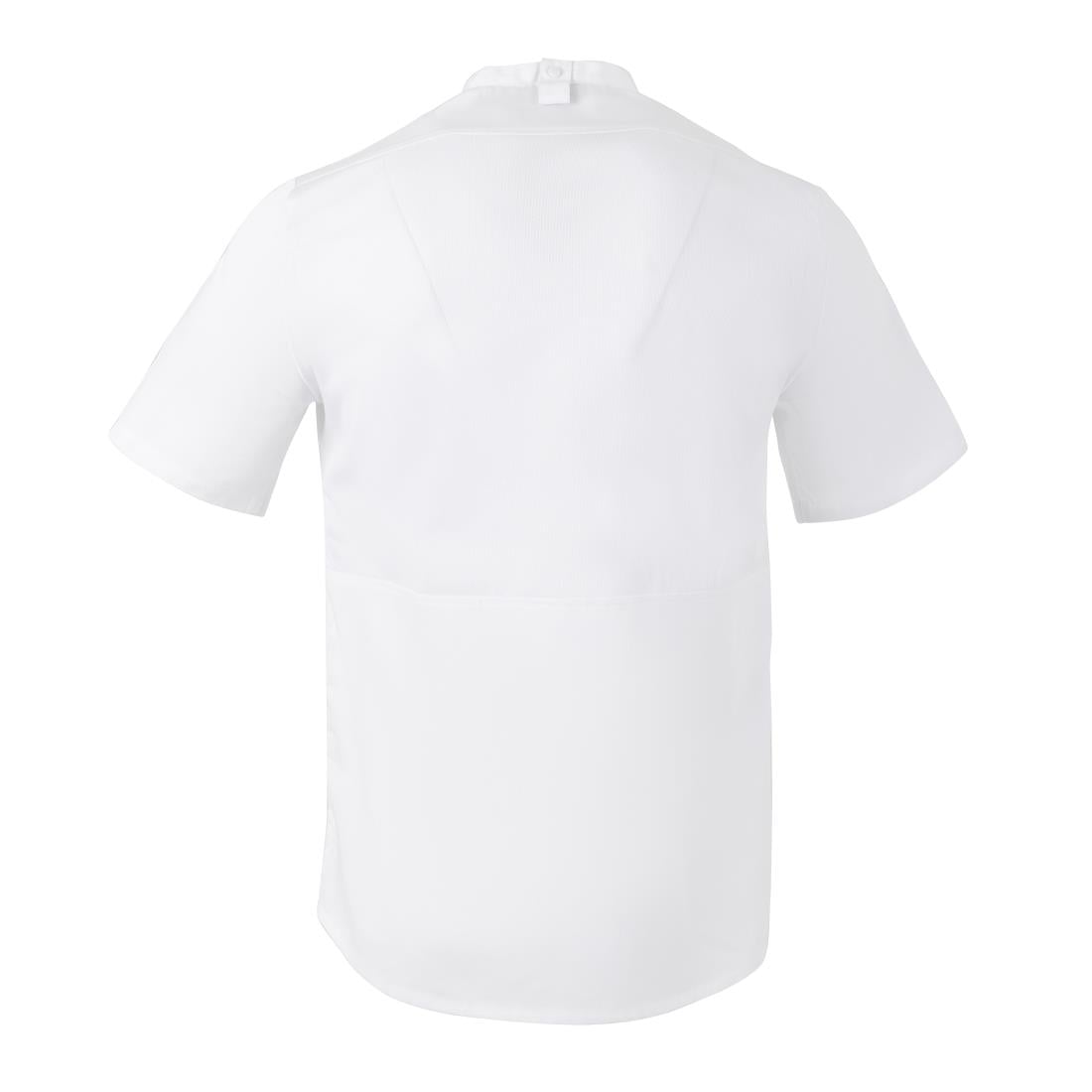BA116-L Southside Harlem Koksjas Wit Korte Mouw Mesh Maat L
