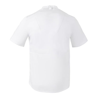 BA116-L Southside Harlem Koksjas Wit Korte Mouw Mesh Maat L