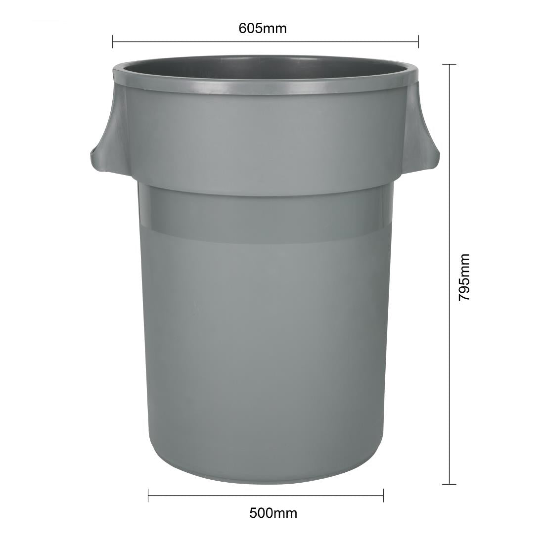 DX498 Jantex Zware Ronde Bak 160Ltr