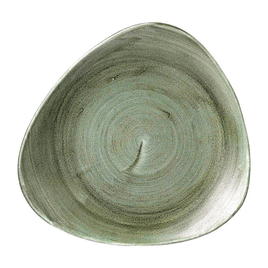 FD866 Churchill Stonecast Patina Burnished Green Lotus Bord 25.4cm (12 stuks)