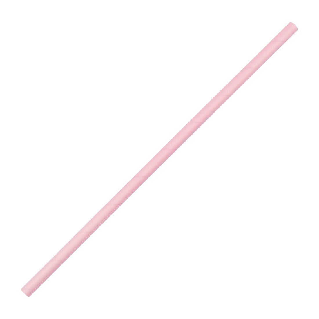 FB139 Fiesta Compostable composteerbare papieren rietjes roze (250 stuks)