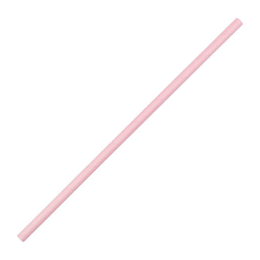 FB139 Fiesta Compostable composteerbare papieren rietjes roze (250 stuks)