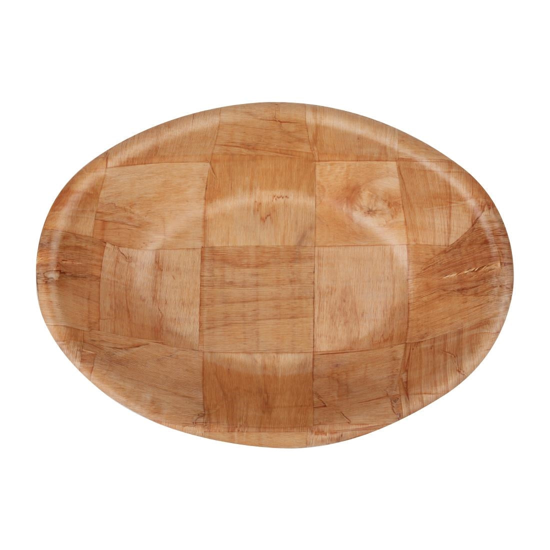 L093 Ovale Houten Kom Groot
