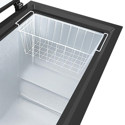 DA536 Nisbets Essentials vrieskist zwart 282Ltr