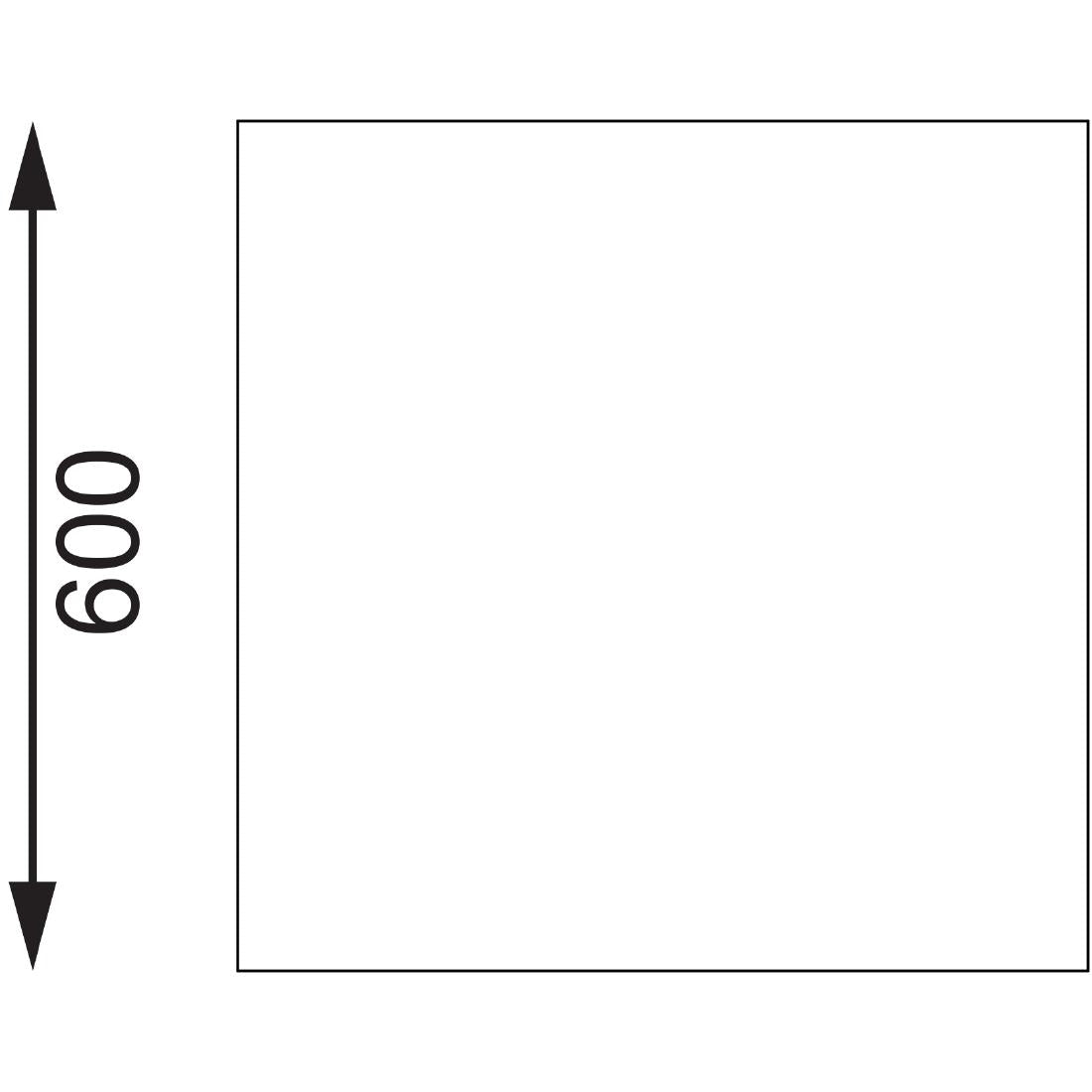 T389 Vogue RVS werktafel zonder achteropstand 90x60x60cm