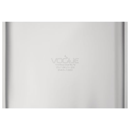DW436 Vogue heavy-duty RVS GN 1/1 bak 200mm