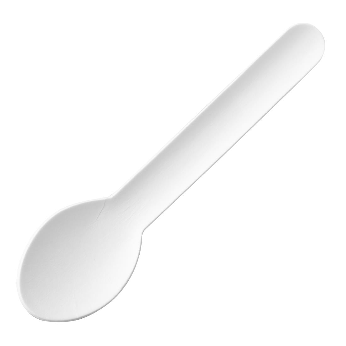 HT486 Fiesta Composteerbare Papieren Theelepels 132mm (100 stuks)
