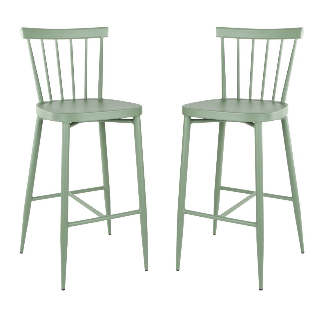 DX689 Bolero Windsor Aluminium Groene Hoge Krukken (2 stuks)