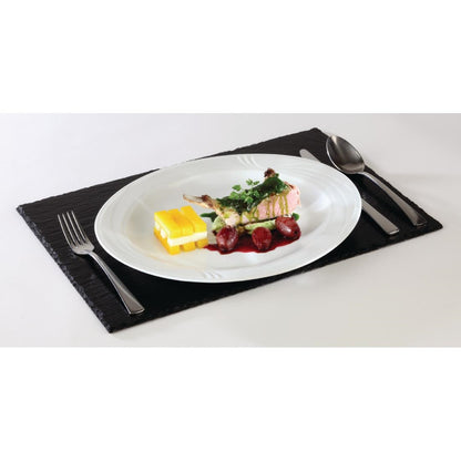 GF071 APS melamine schaal leisteen look GN 1/2