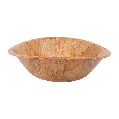 L093 Ovale Houten Kom Groot