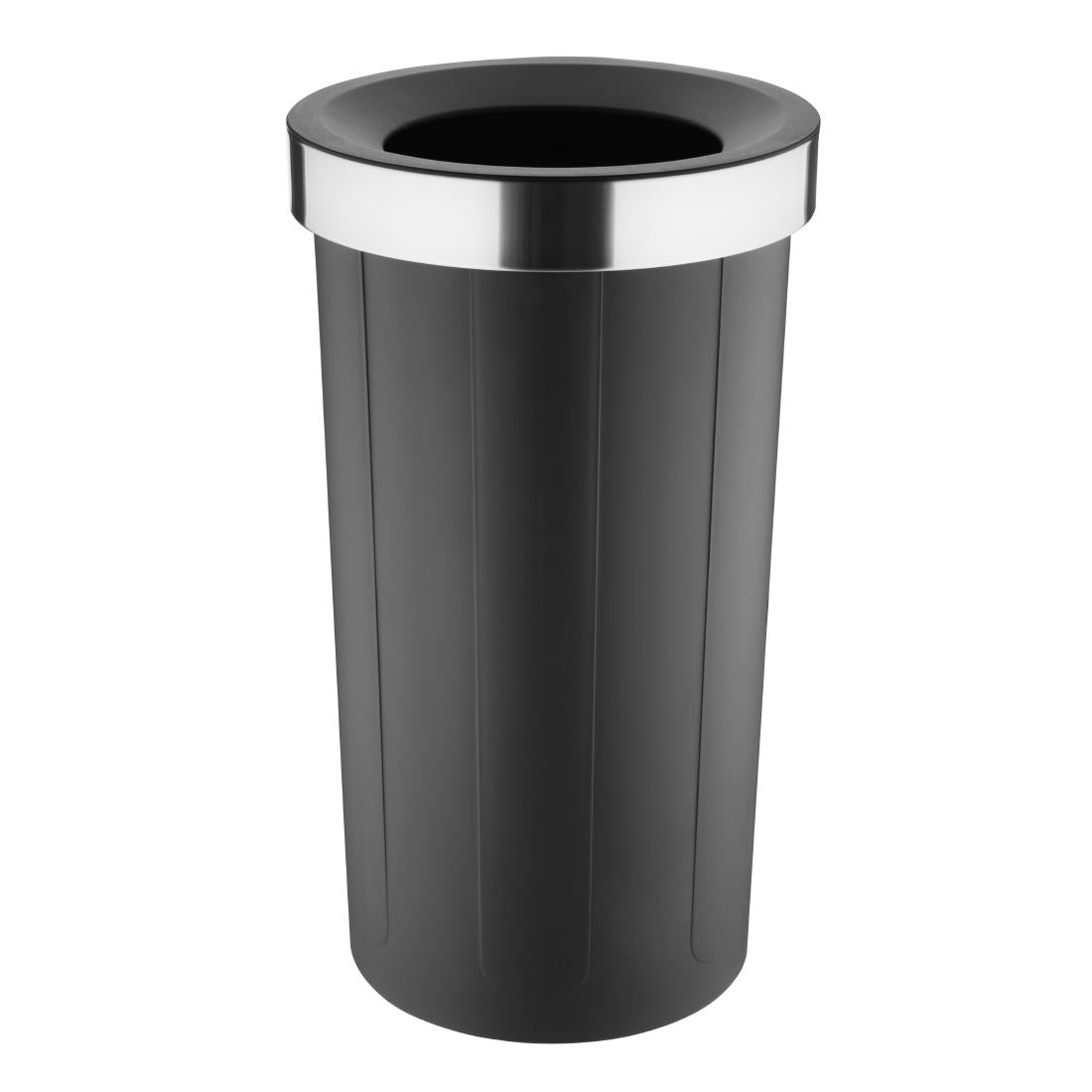 HT462 Bolero Ronde Zwarte Bak Met Open Deksel 60Ltr
