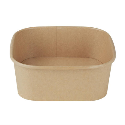 HW017 Fiesta Recycleerbare Vierkante Container Basissen 1200ml (300 stuks)
