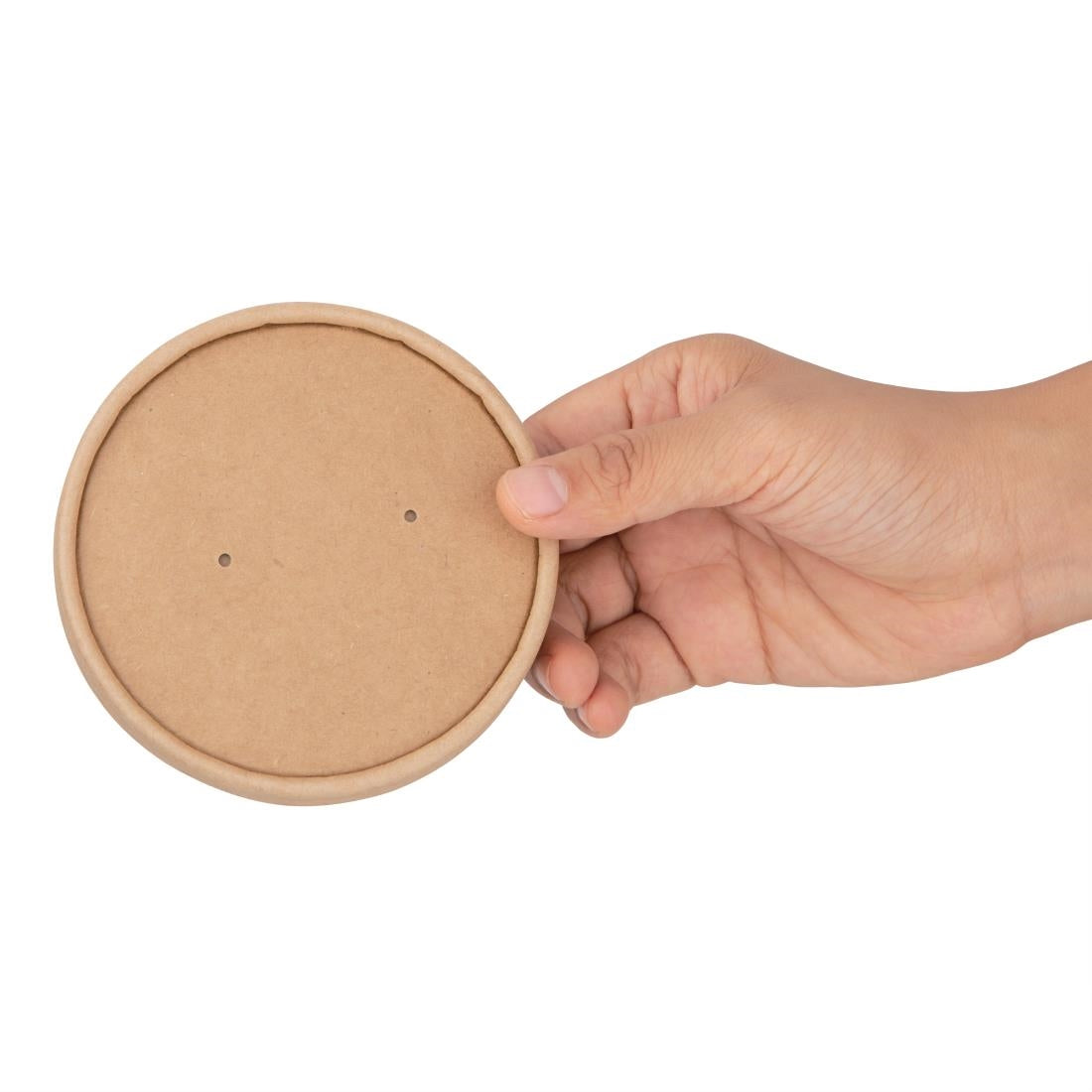 FB556 Fiesta Compostable papieren deksel voor 98(Ø)mm soepbekers (500 stuks)