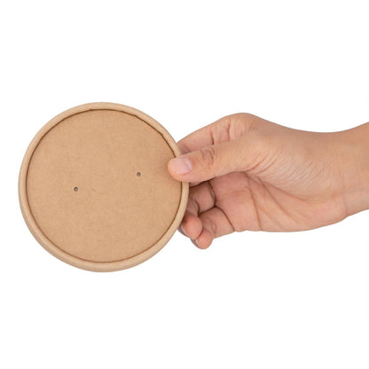 FB556 Fiesta Compostable papieren deksel voor 98(Ø)mm soepbekers (500 stuks)