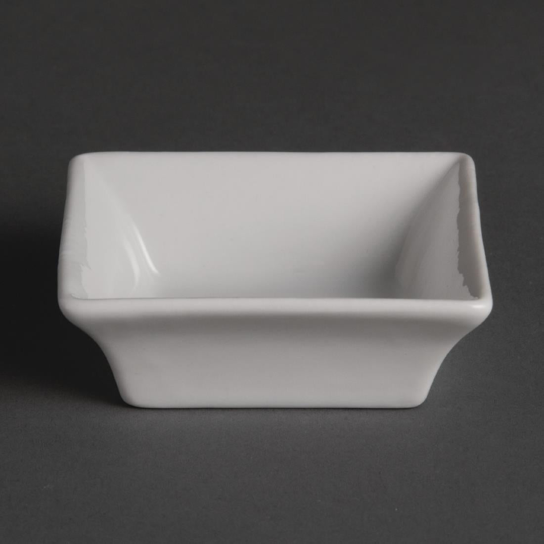 Y136 Olympia Whiteware Amuseschaaltjes 7,5x7,5cm (12 Stuks)