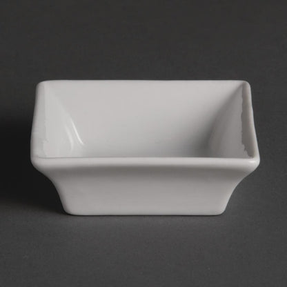 Y136 Olympia Whiteware Amuseschaaltjes 7,5x7,5cm (12 Stuks)