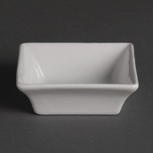 Y136 Olympia Whiteware Amuseschaaltjes 7,5x7,5cm (12 Stuks)