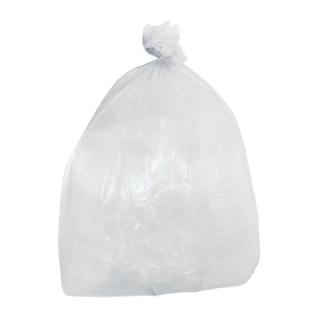 HW690 Jantex Lichtgewicht Vuilniszakken Transparant 5kg 80Ltr (200 stuks)