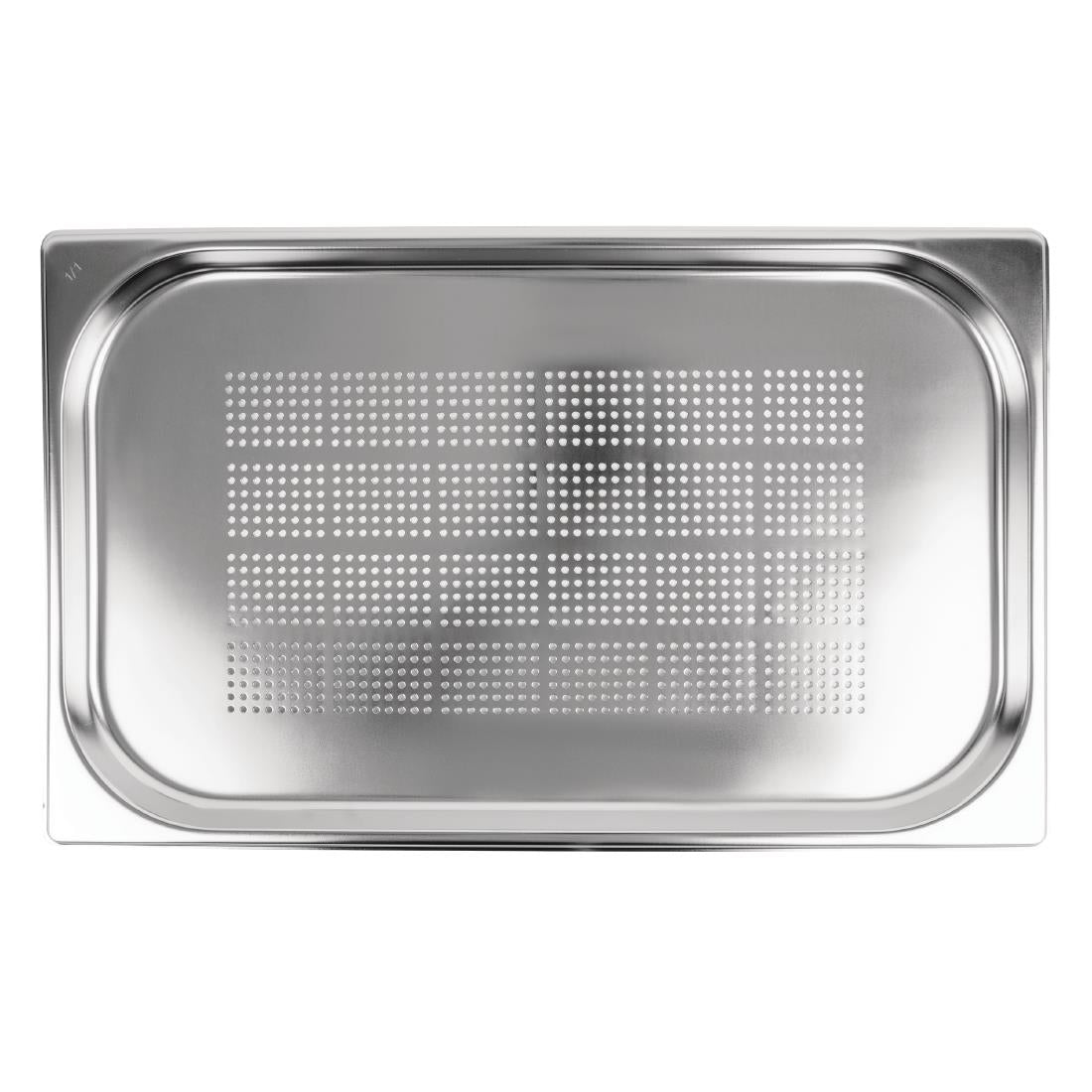 K827 Vogue geperforeerde RVS GN 1/1 bak 20mm