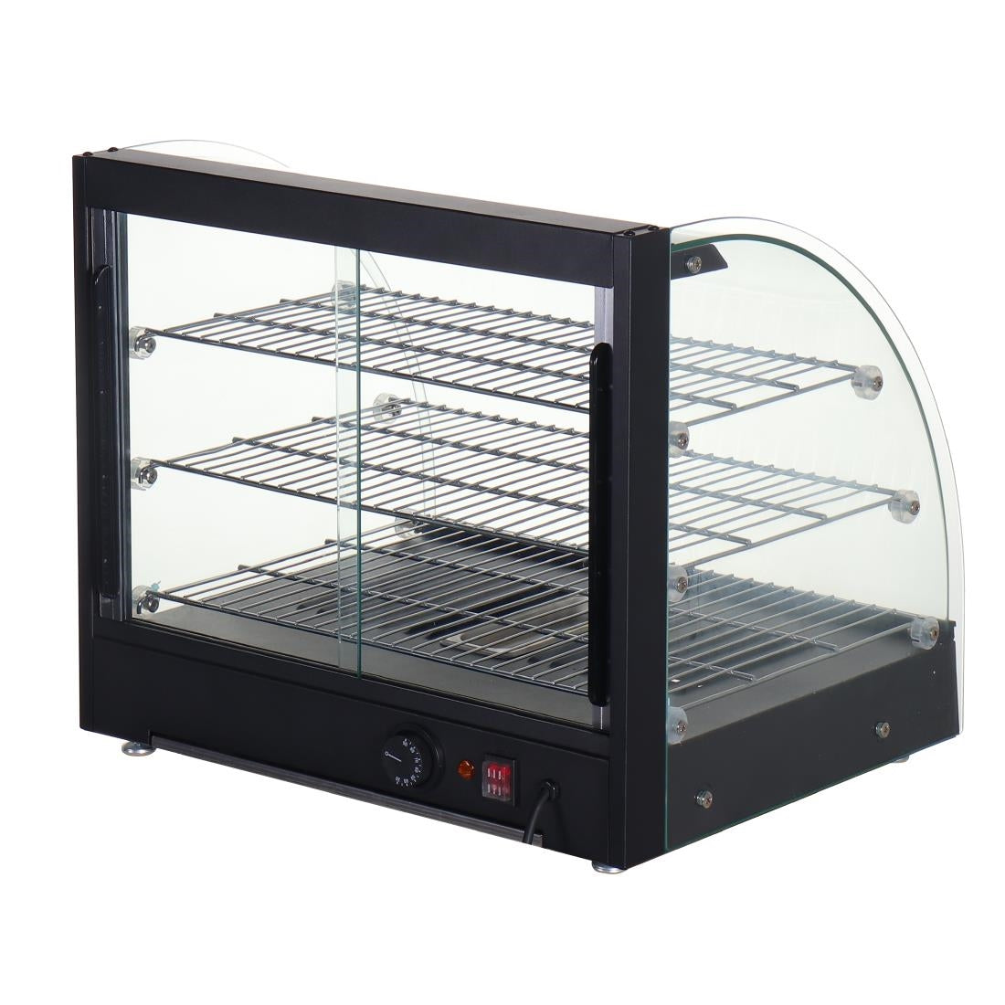 HW929 Nisbets Essentials Verwarmde Voedsel Display Merchandiser 82Ltr