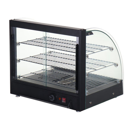 HW929 Nisbets Essentials Verwarmde Voedsel Display Merchandiser 82Ltr