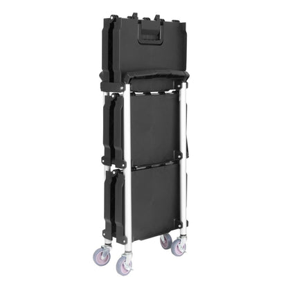CK113 Vogue 3-Laags Opvouwbare Trolley Zwart Klein