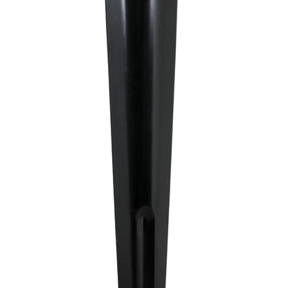 HZ808 Bolero Bistro Eettafel Mangohouten Blad Zwarte Poot 1450mm