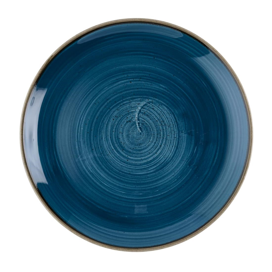 HR380 Churchill Stonecast Java Blue Evolve Coupe Bord 28.6cm (12 stuks)