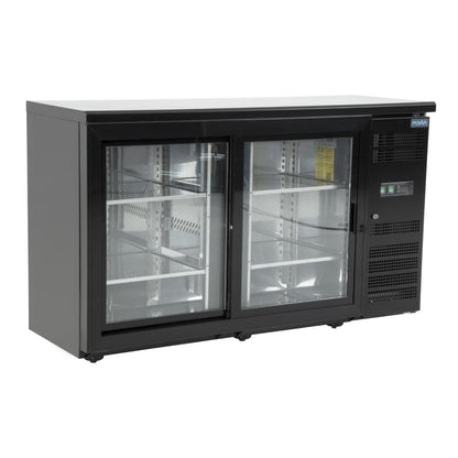 CS102 Polar U-serie bardisplay met 2 schuifdeuren