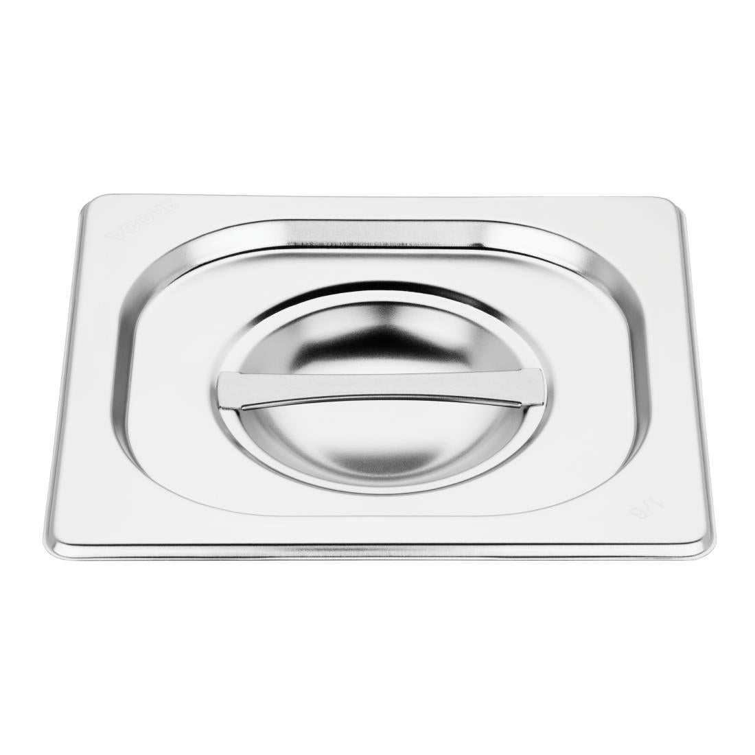 S431 Vogue roestvrijstalen gastronormbakken set met deksels 1/6 (4 stuks)