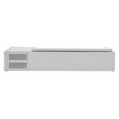 FA854 Polar g-serie aanrechtvoorbereidingskoelkast met deksel 5x 1/4gn