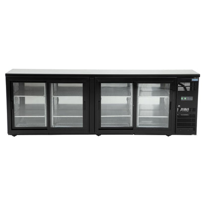 CS103 Polar U-serie vier-deurs displaykoeler voor achter de bar