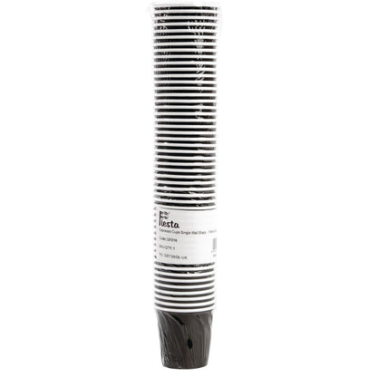 GF019 Fiesta Recyclable disposable espressobekers zwart 12cl (50 stuks)