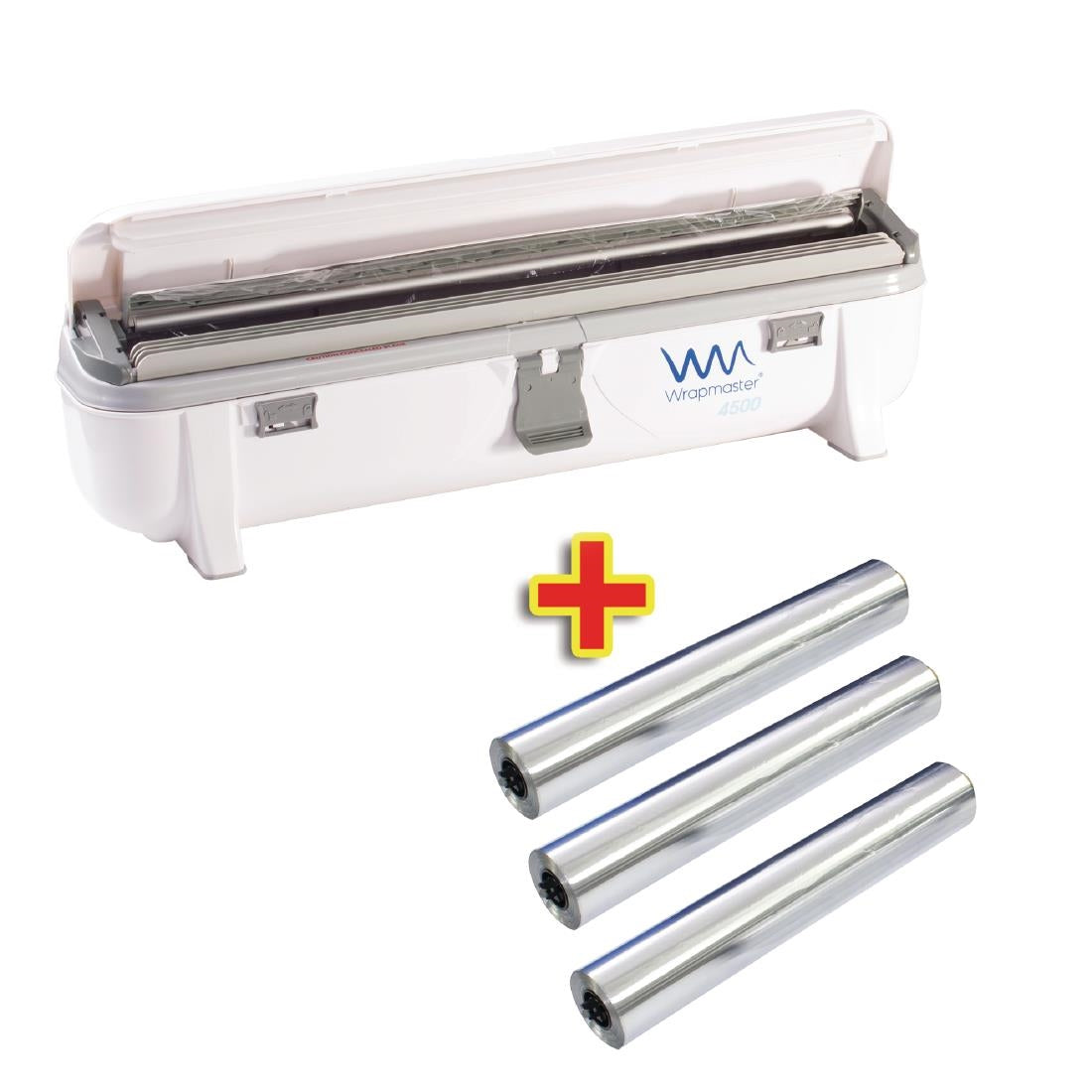 S599 Speciale aanbieding Wrapmaster 4500 dispenser en 3 x 90m folie