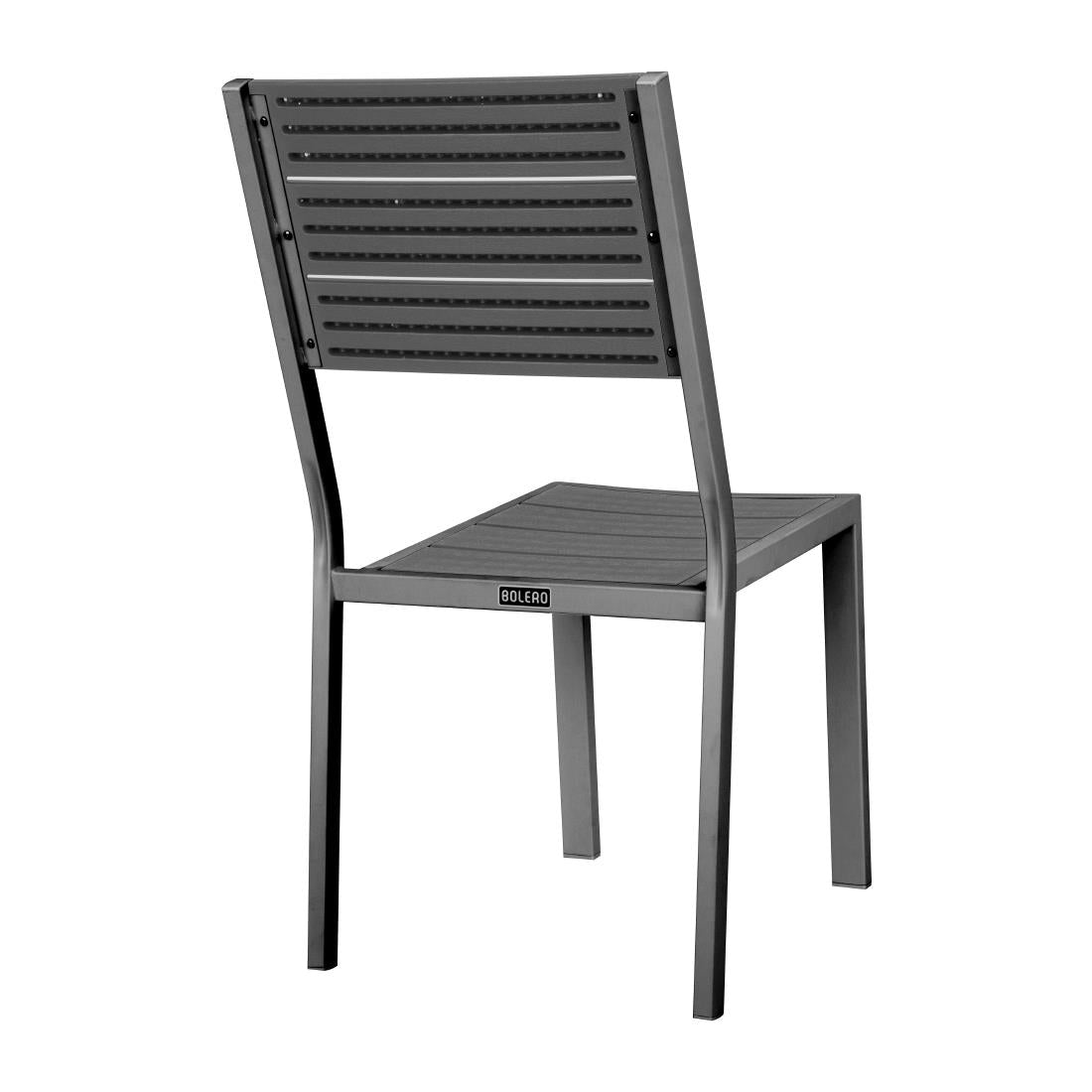 HZ023 Bolero Valletta Grijs Gelat stoel (4 Stuks)