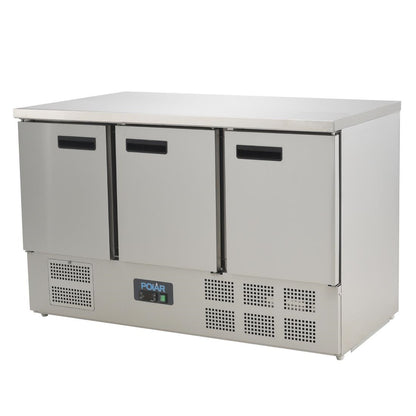 G622 Polar G-serie 3-deurs koelwerkbank 368L