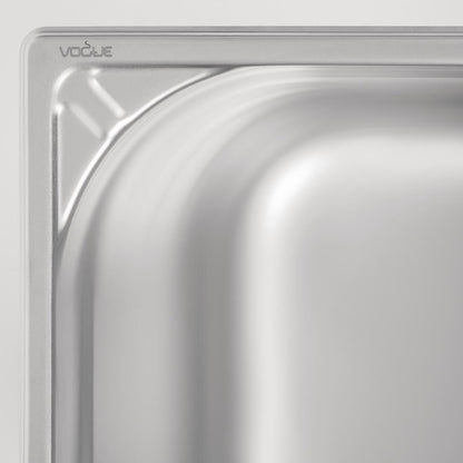 DW441 Vogue RVS GN 1/2 bak 200mm