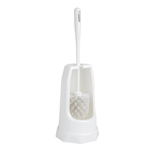 HX386 Jantex ronde toiletborstel & houder - Wit